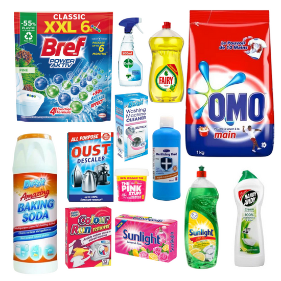 Cleaning – household cleaners, disinfectants and everyday essentials