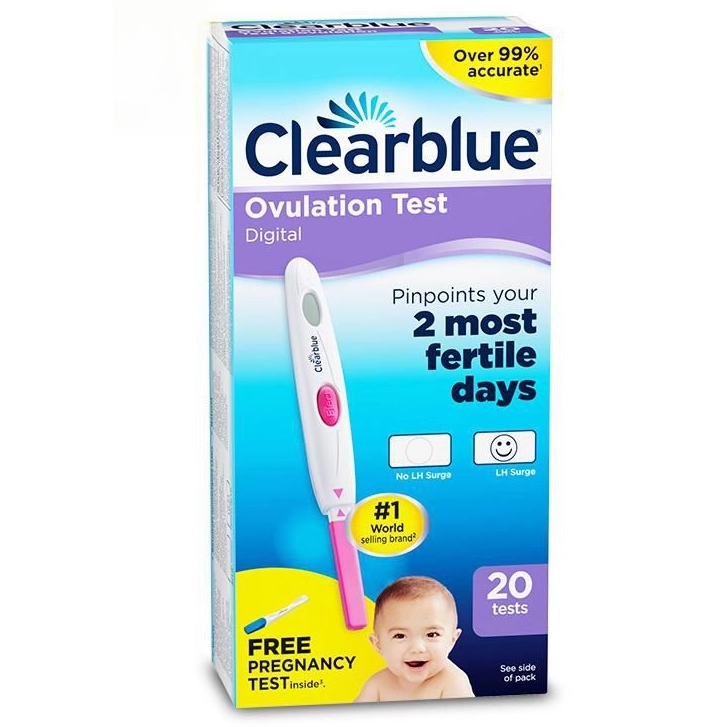 Clearblue Digital Ovulation Test 20 Tests – Accurate Fertility Predictor for Women’s Health and Family Planning