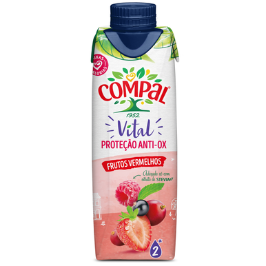 Compal Vital Anti-Ox Red Fruit Nectar with Stevia 300ml