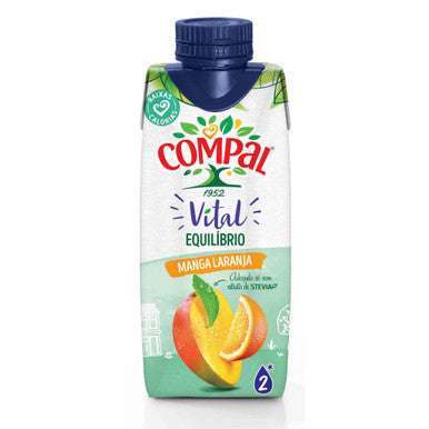 Compal Vital Mango and Orange Nectar with Stevia 300ml
