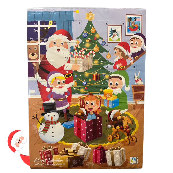 Santa Christmas Advent Calendar 50g