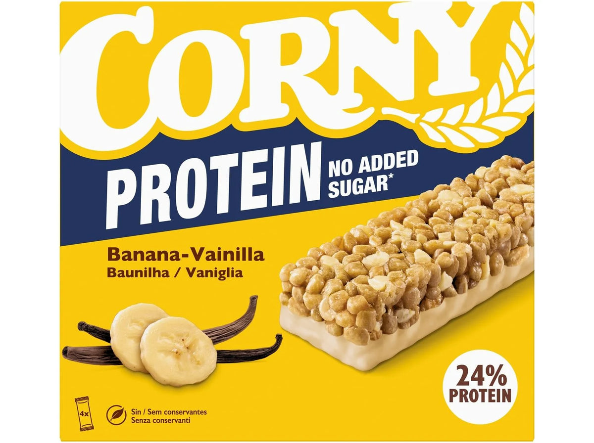 Corny Protein Banana and Vanilla Bars 4 x 25g
