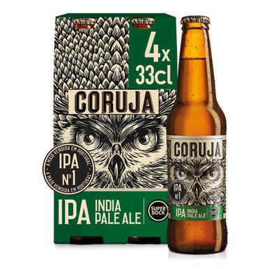Super Bock Coruja India Pale Ale Beer 4 x 330ml 5.7% ABV