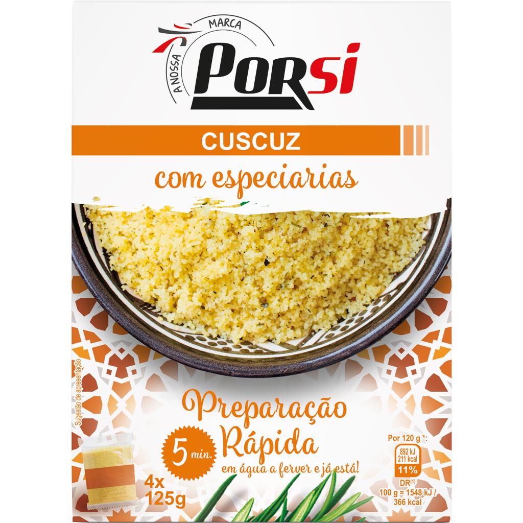 Porsi Couscous with Spices 4 x 125g