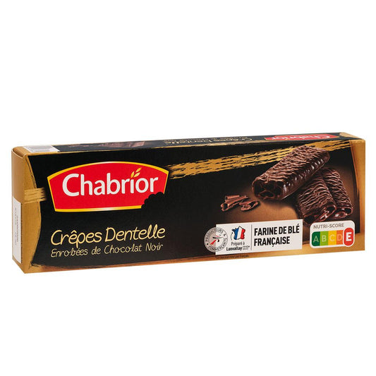 Chabrior Chocolate Coated Crêpe Wafer Rolls 100g
