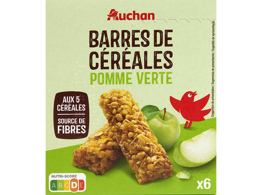 Crousty Green Apple Cereal Bars 126g