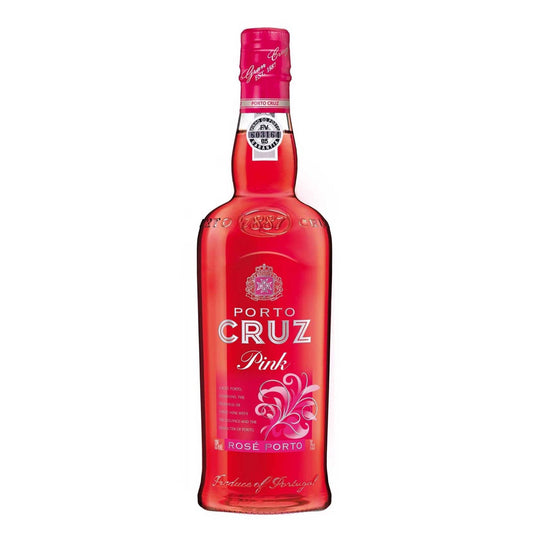 Cruz pink rose porto wine 750ml 19% ABV Portuguese pink port wine fruity fresh cocktail port Port Wine Beer Spirits and Wine