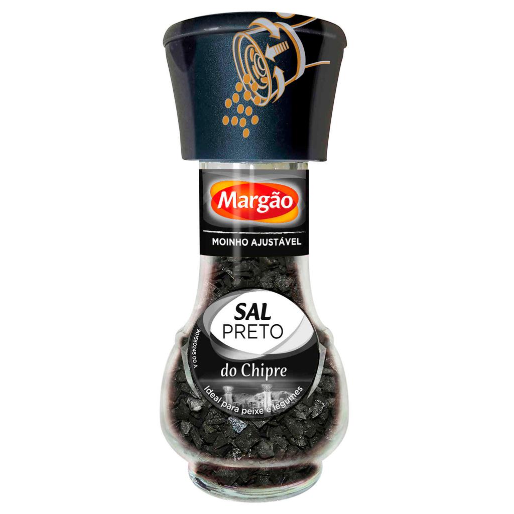 Margão Cyprus Black Salt Mill 50g