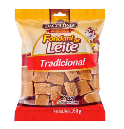 DaColônia traditional fudge 160 g creamy classic fudge slab sweet confectionery