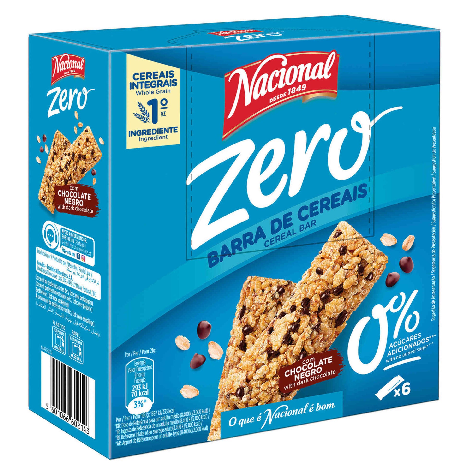 National – Dark Chocolate Cereal Bar 138g National – 138 G – Cereal and Protein Bars