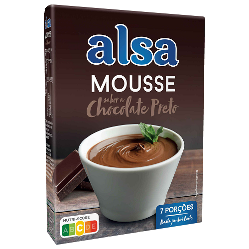 Dark Chocolate Mousse Alsa 125g