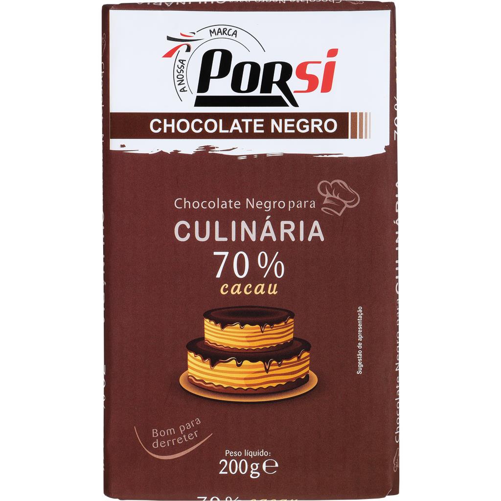 Porsi 70% Dark Cooking Chocolate