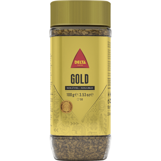 Delta grancafe gold instant coffee 100g glass jar premium soluble coffee instant coffee and cappuccino