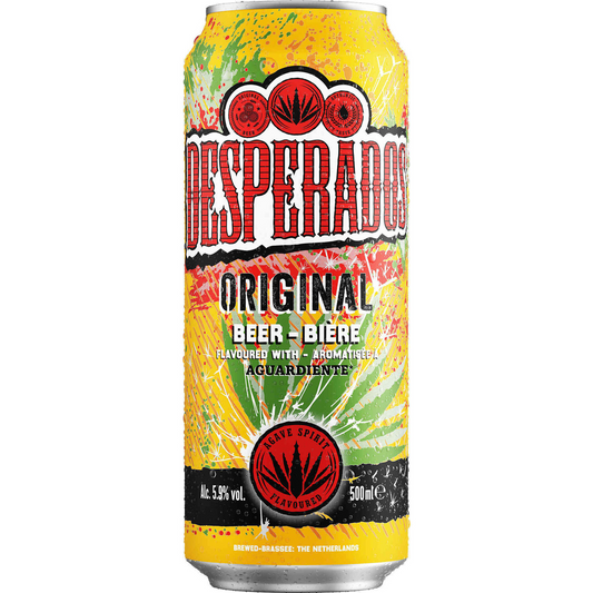 Desperados Tequila Beer – 500ml Can (5.9% ABV) | Tequila-Flavoured Lager