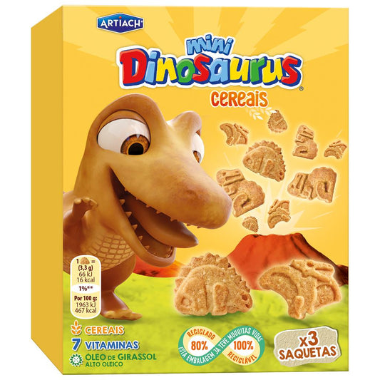 Artiach Mini Dinosaurus Cereal Biscuits 120g