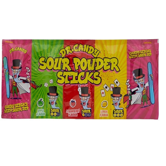 Dr. Candy Sour Powder Sticks Clearance Sale BB 14.08.2025