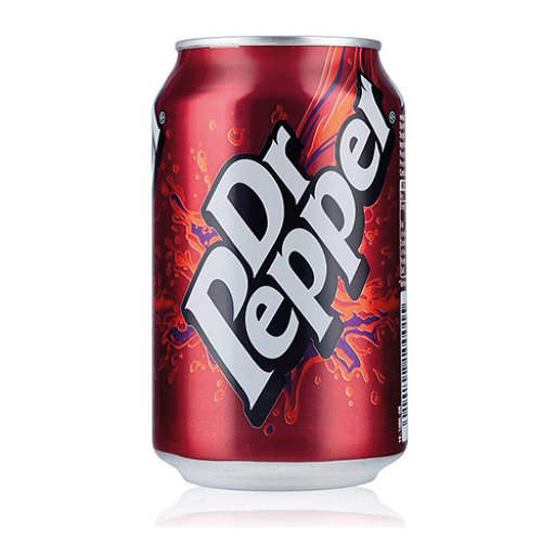 Dr Pepper 330 ml can classic soda 23 flavours refreshing fizzy drink carbonated soft drink chilled beverage popular drinks festive