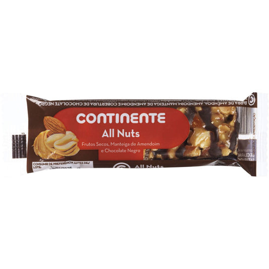 Nut Bar with Peanut Butter and Dark Chocolate 35g