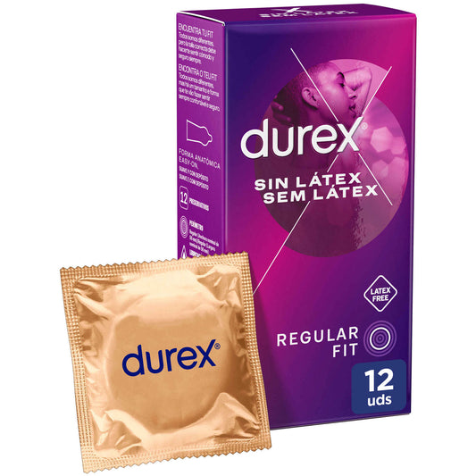 Durex latex free condoms 12 pack synthetic condoms non latex intimate protection