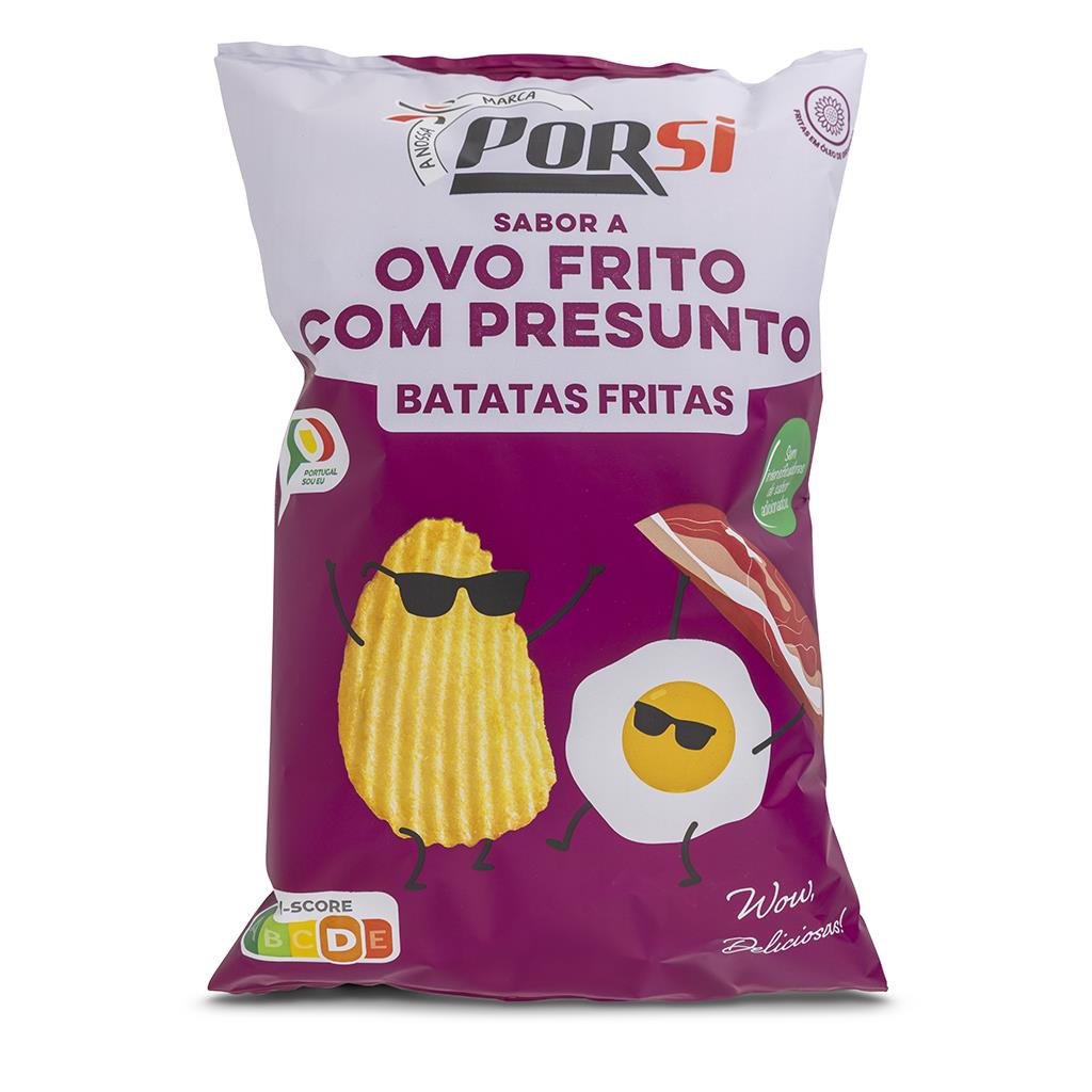 Porsi Egg and Ham Flavour Crisps 150g