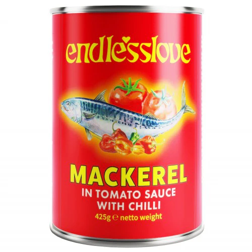 Endless Love mackerel in tomato and chilli sauce 425 g canned fish premium tinned seafood sardines mackerel squid collection