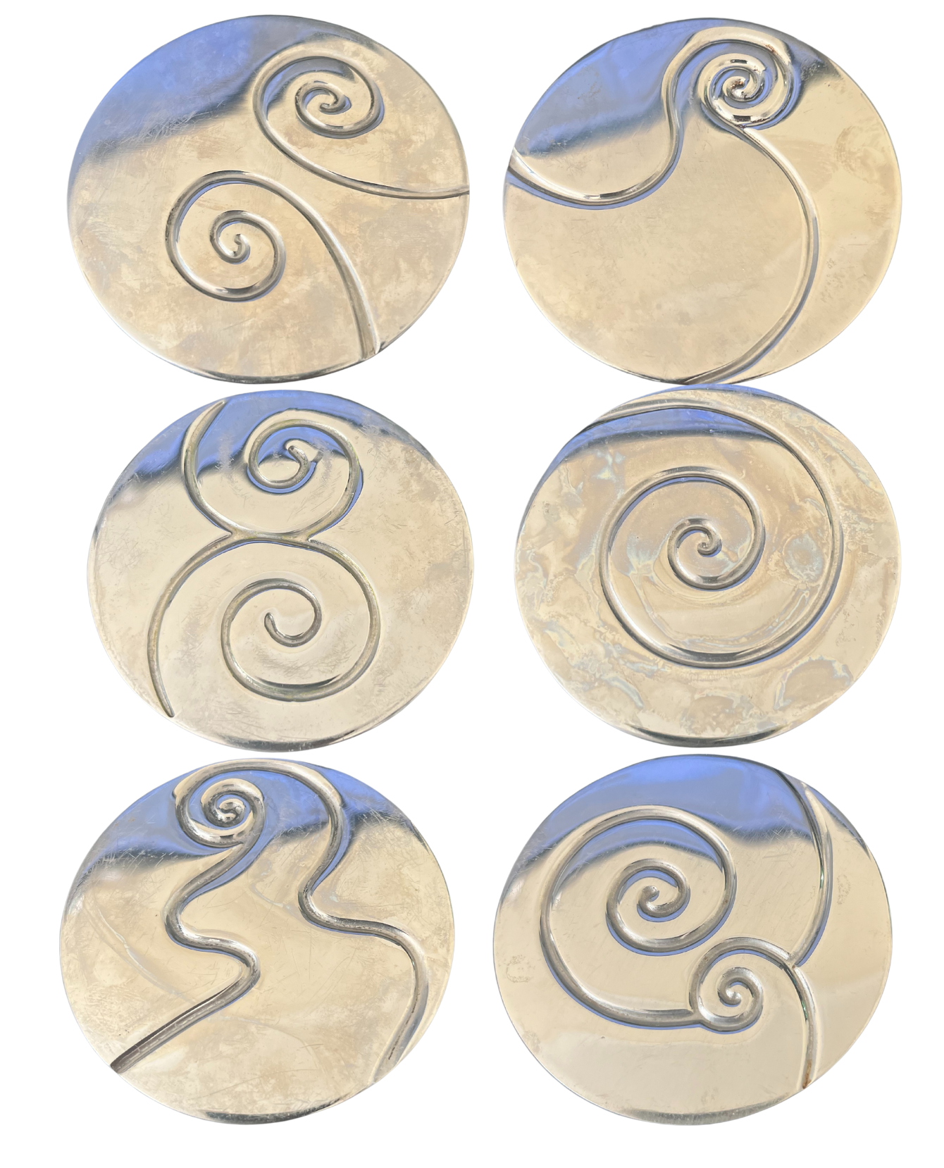 Coaster Set of 6 Shapes, Carrol Boyes The normal price is R3329.34 *Used Read Info*