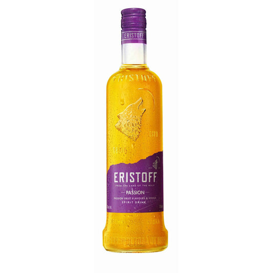 Eristoff Passion Spirit Drink 700ml 18% ABV passion fruit flavoured spirit for tropical cocktails and mixed drinks