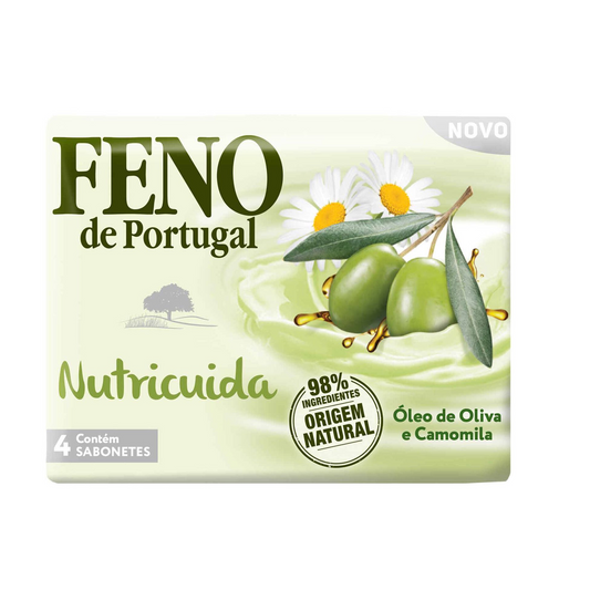 Feno Solid Soap Olive Oil and Chamomile 4x90g