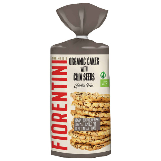 Fiorentini Gluten Free Corn and Chia Pies 120g crunchy corn snack cakes