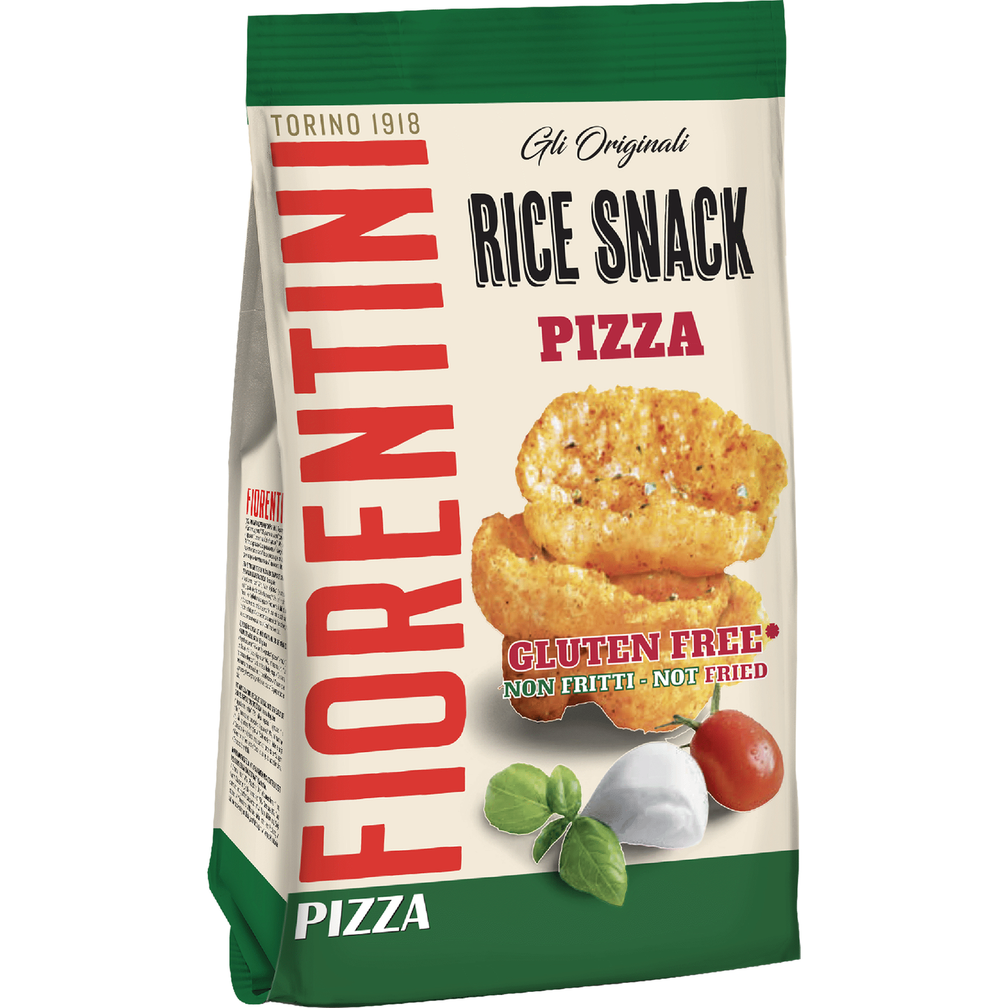 Fiorentini Gluten Free Rice and Rosemary Snacks 40g crunchy rice snack chips