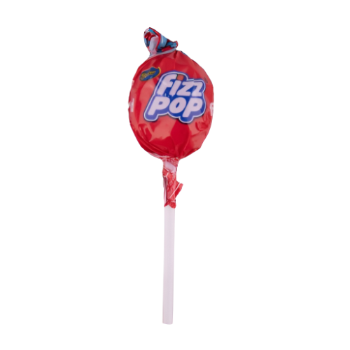 Fizz Pop Cherry Beacon Lollipop hard candy lollipop cherry flavour fizzy sherbet sweet classic beacon sweets retro candy kids lollipops festive South African Products