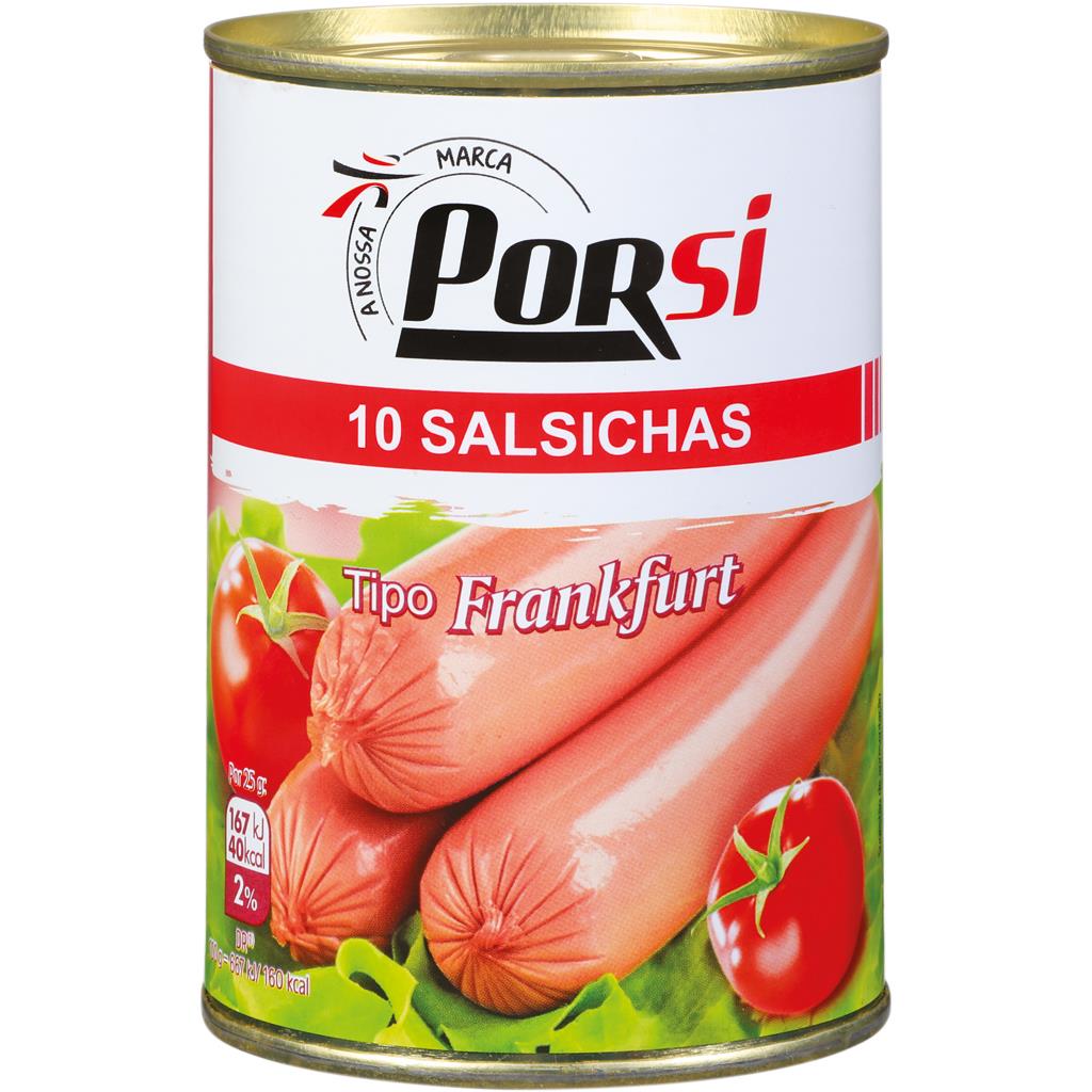 Porsi Frankfurter Sausages Tin of 10