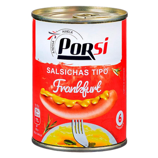 Porsi Frankfurter Sausages 6 Pack Tin