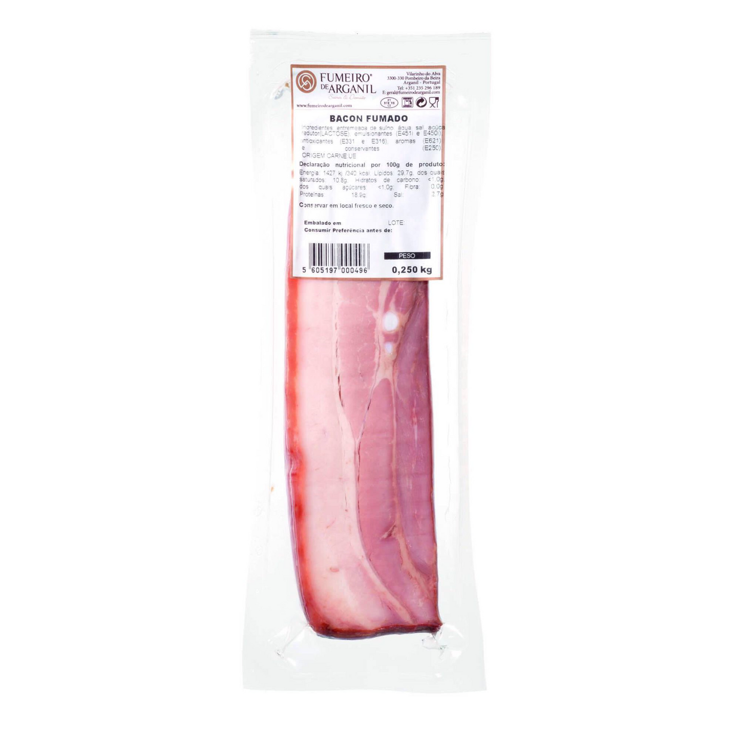 Smoked Bacon Chunk Fumeiro de Arganil 250g