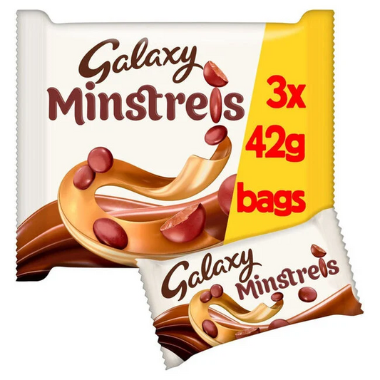 Galaxy Minstrels  Bags 3x42g