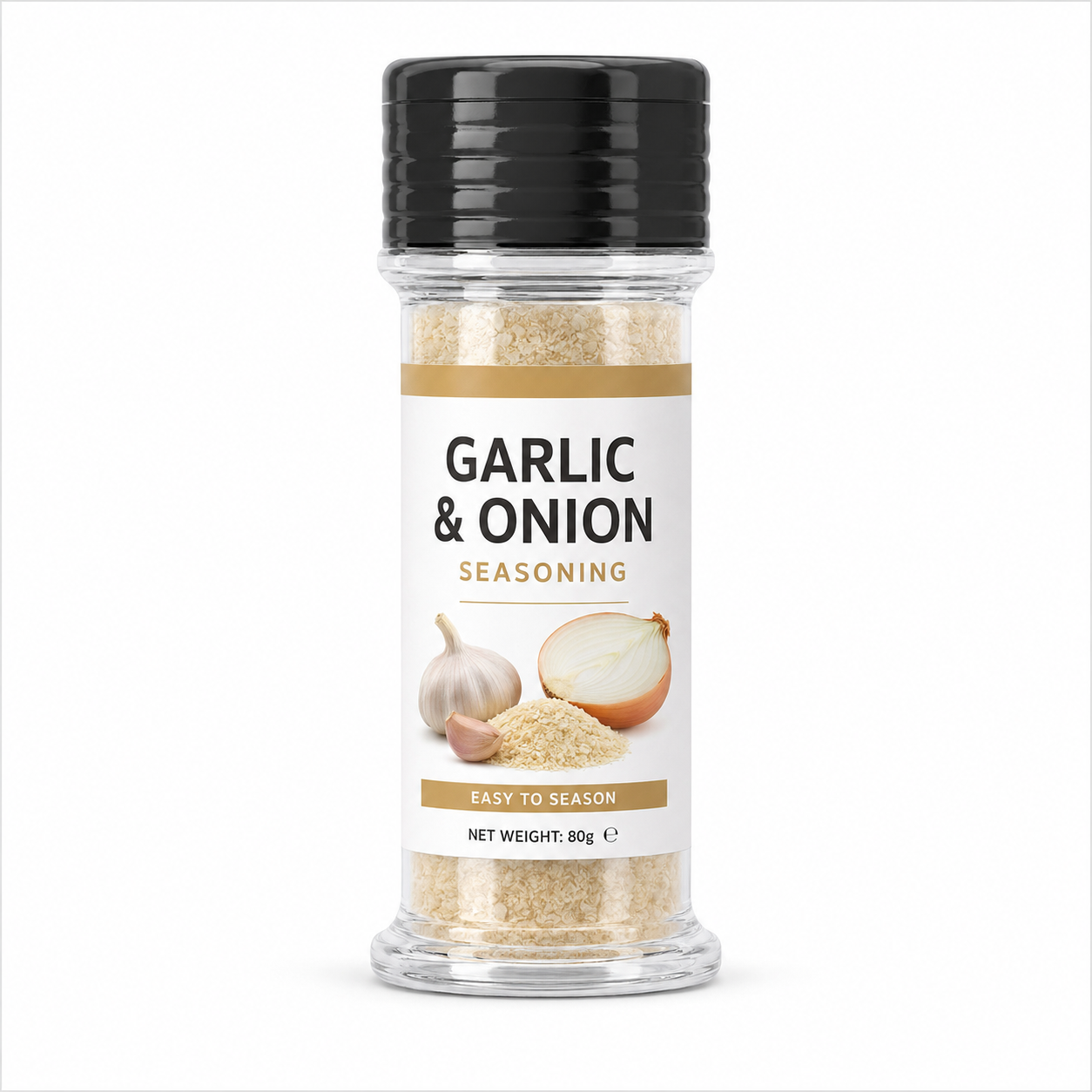 Garlic and Onion Chopped Seasoning 40g glass spice jar savoury seasoning cooking ingredient