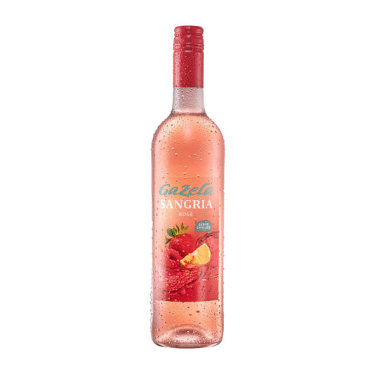 Gazelle rose sangria 750ml 8% ABV Portuguese sangria fruity berry refreshing light sparkling wine drink Sparkling Wine Beer Spirits and Wine