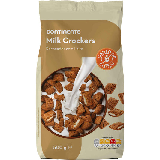 Gluten Free Crockers Cereal with Milk Filling 500g