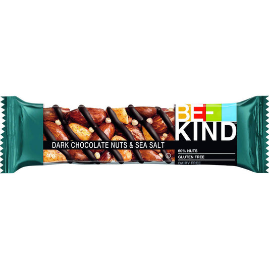 KIND Gluten Free Dark Chocolate Nuts and Sea Salt Bar 40g