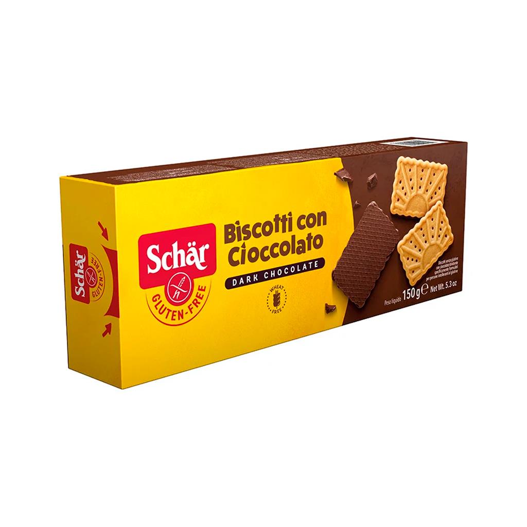 Schär Gluten Free Chocolate Covered Biscuits 150g