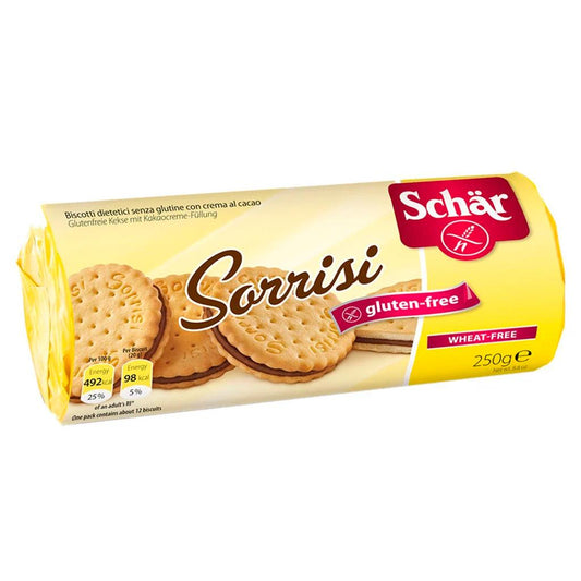Schär Gluten Free Cocoa Filled Cookies 250g
