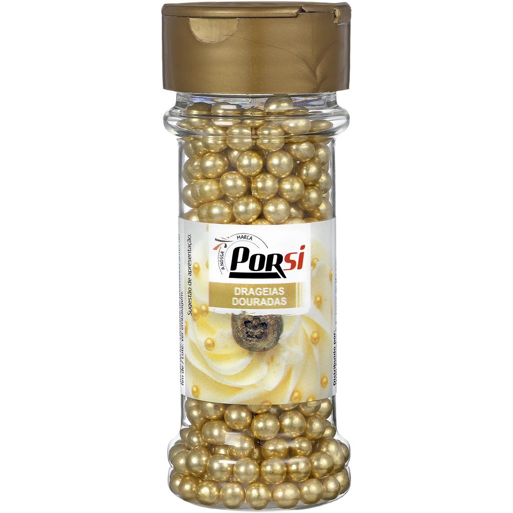 Porsi Golden Ball Sprinkles 70g