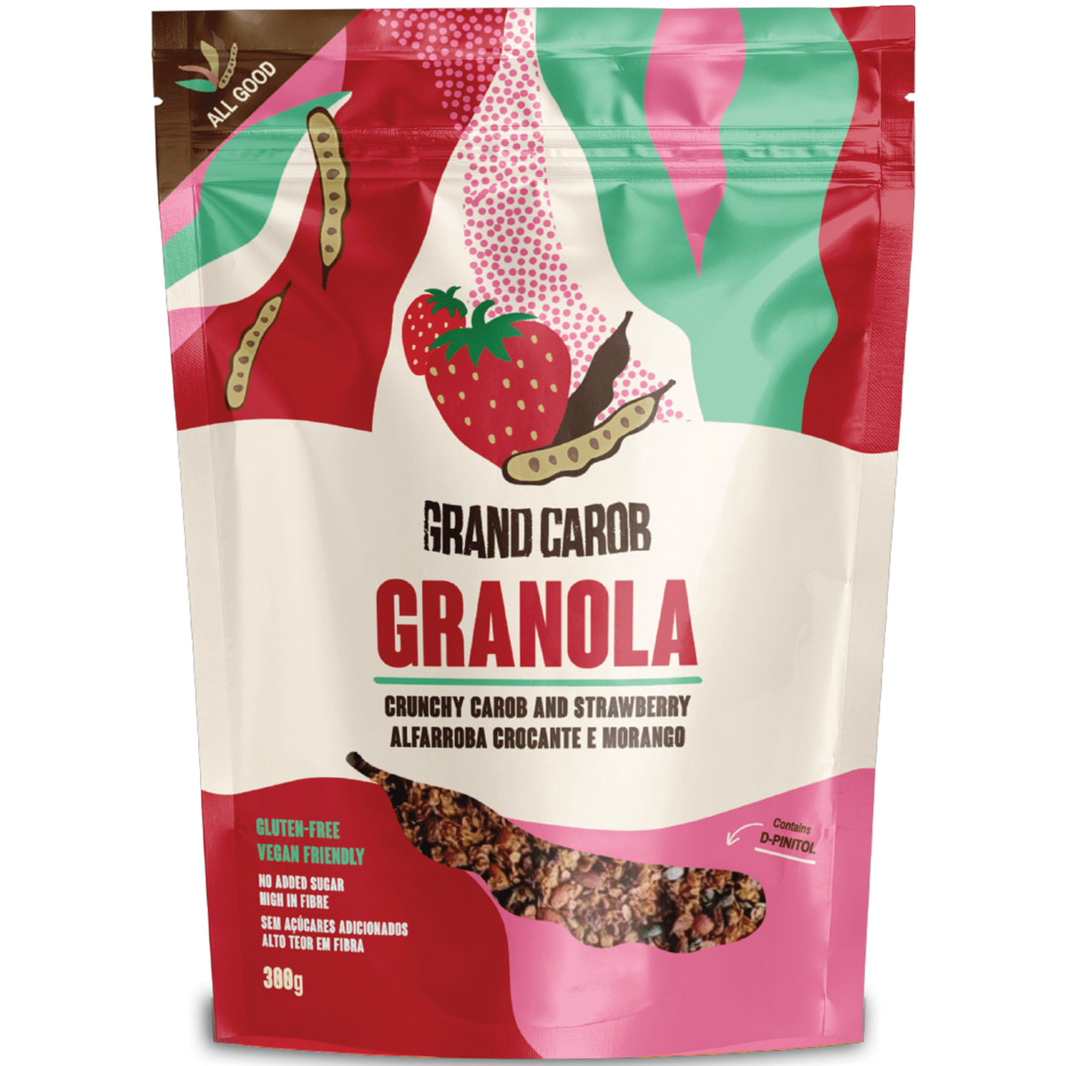 Grand Carob Granola with Carob and Strawberry 300g