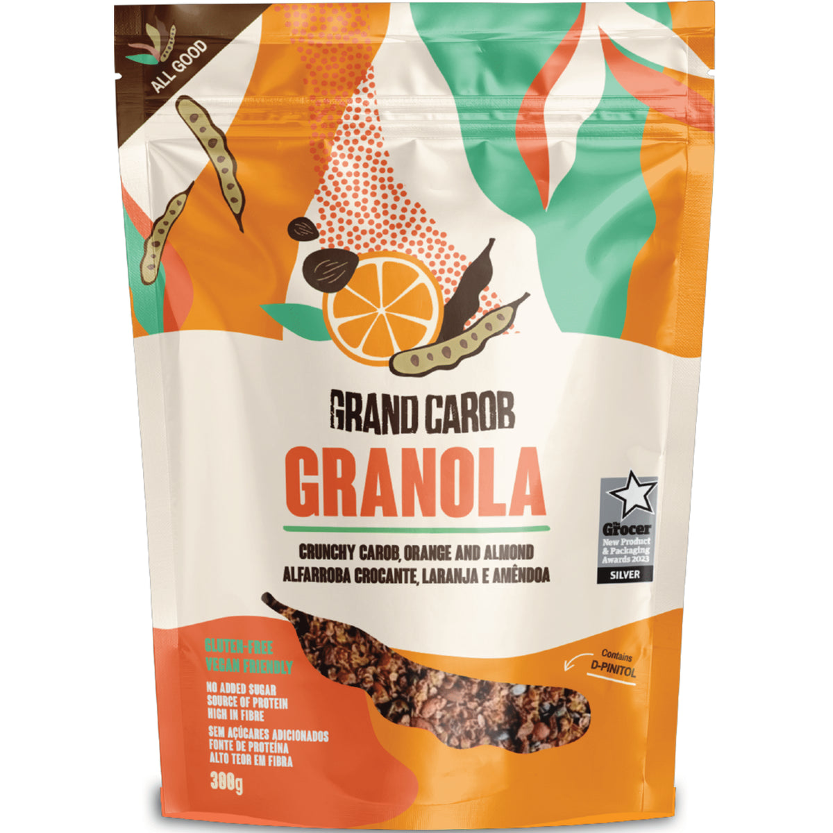 Grand Carob Granola with Algarve Orange and Almonds 300g