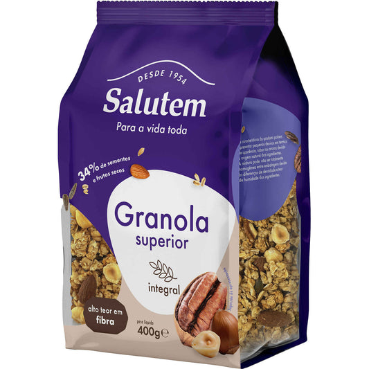 Salutem Superior Granola with Nuts Seeds and Honey 400g