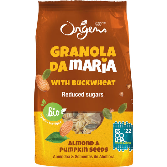 Origens Bio Organic Granola with Almonds and Pumpkin Seeds 300g