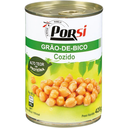 Porsi Grão de Bico Cooked Chickpeas 420g
