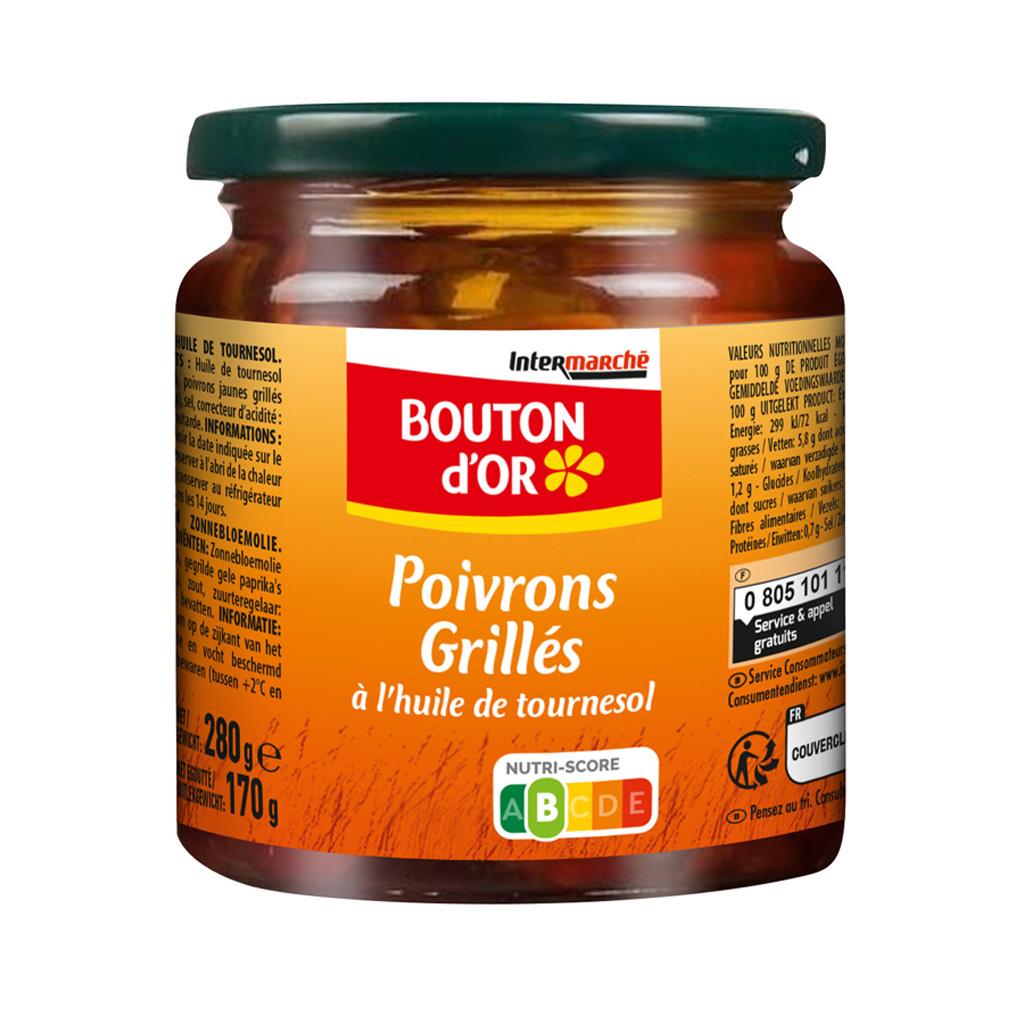 Bouton d'Or Grilled Peppers 280g