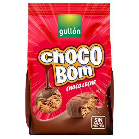 Gullón Choco Bom Milk Chocolate 200g pack – crunchy biscuit balls coated in smooth milk chocolate – Cookies and Rusks – South African Products – Chocolate