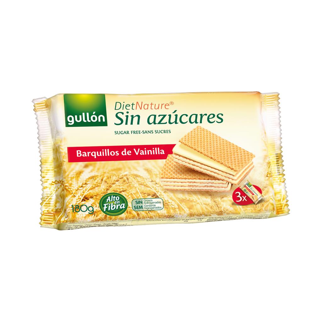 Gullón No Sugar Vanilla Wafers 180g